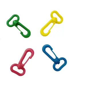 21 MM plastic swivel snap hook colorful bag hook accessories for backpacks Rotatable Clip Buckle Degradable Material