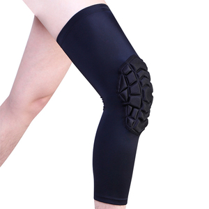 2 protections de genou de sport unisexe à compression pour la gym, l'entraînement, le cyclisme, la course à pied – Équipement de soutien et de protection - Product Image 1