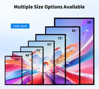 Pantalla LCD de Alta Luminosidad (1000-2500nits) con Resolución Full HD / 4K, Ultrafina, para Publicidad en Ventanas, con Cristal Antirreflejos, MOQ 1 Pieza