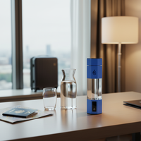 Générateur d'hydrogène personnalisé avec logo/couleur, prototype en 2h, expédition le jour même, 2200mAh, 3000-10000PPB pour les commandes en gros et les entreprises de vente au détail