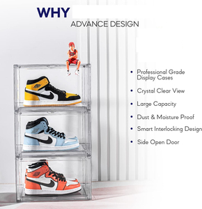 Transparent Rectangle PP Detachable Stackable Eco-Friendly Front Door Shoe <b>Storage</b> <b>Box</b> - Product Image 4
