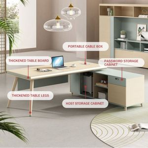 Muebles de oficina de diseño moderno Gerente modular Escritorio de oficina Mesa Escritorio Oficina - Product Image 6