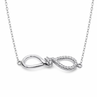 Bracelet chaîne en argent avec symbole de l'infini, style minimaliste, adapté à un usage quotidien, cadeau tendance pour femme, cadeau pour petite amie