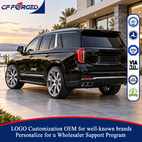 Jantes en alliage forgé de haute qualité personnalisées de 22, 24 et 26 pouces, chromées, 6x139.7, 2 pièces, pour GMC Yukon Denali SUV