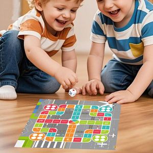 Precio barato Montessori Memory Match juego de ajedrez educativo colorido juego de dos jugadores Mini hoja de ajedrez volador de plástico - Product Image 4