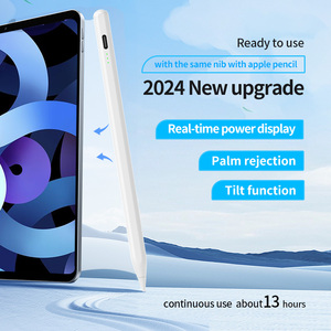 Stylet magnétique rechargeable en métal DIHAO avec pointe remplaçable pour <span class=keywords><strong>iPad</strong></span> <span class=keywords><strong>Air</strong></span> <span class=keywords><strong>5</strong></span>, rejet de la paume, sensibilité à la pression et à l'inclinaison pour le <span class=keywords><strong>dessin</strong></span> - Product Image 2