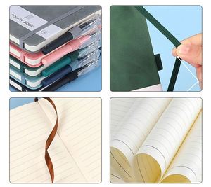 Promotion Gift Customised A4 A5 <b>A6</b> Hardcover Pu Cover Notebook Printed Leather Pu Leather Cover Diary Notebook - Product Image 4