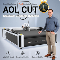 Plotter de Corte Plano Digital CNC AOL1625 con Cabezal Intercambiable