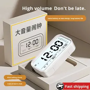 Reloj <span class=keywords><strong>despertador</strong></span> Digital inteligente altamente recomendado para niños y <span class=keywords><strong>niñas</strong></span>, herramienta de <span class=keywords><strong>despertador</strong></span> multifuncional electrónica para uso en la sala de estar del hogar - Product Image 3