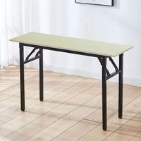 Table pliante longue et simple en métal pour bureau à domicile, conférence, formation, salle à manger, location de maison, marché nocturne, stand, dortoir
