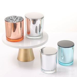 Colorful Electroplated Glossy <b>Large</b> <b>Cup</b> Indoor Living Room Decoration Holder Glass Handicrafts - Product Image 2