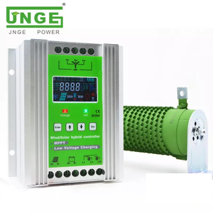 Jnge MPPT 12V 24V 48V gió năng lượng mặt trời Hybrid điều khiển RS485 thông tin liên lạc 1000W Tua Bin Gió và 1000W năng lượng mặt trời hệ thống - Product Image 1