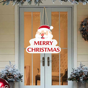 Adorno Navideño Colgante para Puerta, Impresión Digital, Decoración Festiva para Fiestas de Navidad - Product Image 3