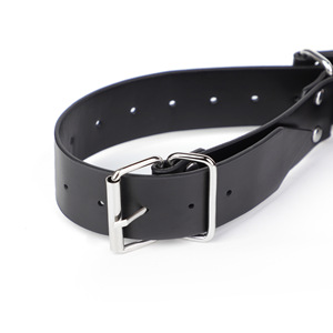 Black <b>Bondage</b> Straps With Metal Buckles For Adult Play And Discipline <b>Restraints</b> - Product Image 2