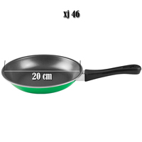 Mini batterie de cuisine en acier au carbone antiadhésive ensemble de poêles à frire et de poêles à soupe antiadhésives ensemble de poêles plates chinoises bon marché