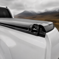 Couverture de benne de camion enroulable rigide en aluminium anti-pincement manuelle pour GMC Sierra 1500 6FT OEM ODM