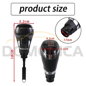 Car Gear <b>Shift</b> <b>Knob</b> For 2016 Chevrolet Cruze Black Leather 5 6 Speed Ergonomic Design - Product Image 4