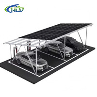 Structure solaire de carport en gros pour usine, Structures de montage solaire pour carport, Carport solaire extérieur étanche