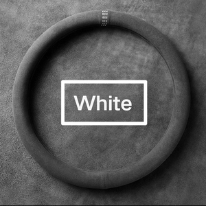 Cubierta <span class=keywords><strong>para</strong></span> <span class=keywords><strong>volante</strong></span> <span class=keywords><strong>Alcantara</strong></span> de ante de lujo gris especial diseño personalizado novedad - Product Image 3