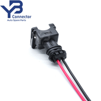 282189-1 TE Connectivity Konektor AMP 2 Pin Betina 48V Siap Pakai 2.8mm Konektor Tertutup Pigtail