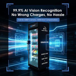 Máquina Expendedora Inteligente con IA, Refrigerador para Jugos, con Cámara y Sistema de Pago, Sistema de Máquina Expendedora Inteligente con Gestión en la Nube, OEM - Product Image 1