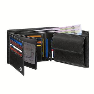 <span class=keywords><strong>Portefeuille</strong></span> pour <span class=keywords><strong>homme</strong></span> avec protection RFID anti-vol, design classique ouvert et fermé, nouveau design court, porte-cartes de visite - Product Image 5