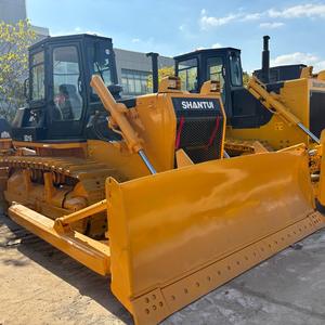 Shantui SD16 Bulldozer de Orugas, Maquinaria de Movimiento de Tierras, Equipo de Construcción Anfibio, Amarillo - Product Image 1
