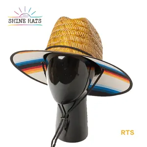 2021 cappelli di lustro Amazon Luxury Australia patch dye brown cappelli di paglia all'ingrosso ricamati per protezione UV parasole