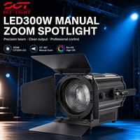 Projecteur LED Fresnel professionnel 350W, LED importée 300W, 3200K 5600K, gradateur progressif 0-100, éclairage de scène pour studio TV et tournage