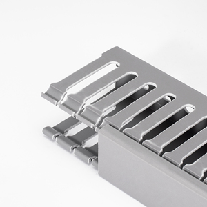 Conduits de câblage en Pvc 80*30mm gris PlasticTrunking organisateur de câble de force industrielle pour équipement de Machine d'<span class=keywords><strong>atelier</strong></span> conduit à fente ouverte - Product Image 2