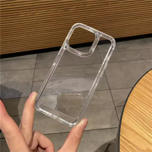 Custodia Rigida Trasparente in TPU PC da 1,5 mm per Cellulare, Impermeabile, Antiurto, Elegante, Accessorio di Protezione per <span class=keywords><strong>Apple</strong></span> <span class=keywords><strong>iPhone</strong></span> 16 15 14 <span class=keywords><strong>11</strong></span> Pro Max - Product Image 2
