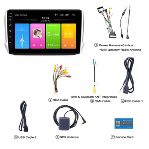 10.1 pouces <span class=keywords><strong>Android</strong></span> 12 voiture GPS multimédia pour <span class=keywords><strong>Peugeot</strong></span> 2008 <span class=keywords><strong>208</strong></span> série 2014 2015 2016 <span class=keywords><strong>2017</strong></span> 2018 lecteur de Navigation - Product Image 6
