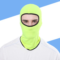 Masker Wajah penuh motif kustom murah rendah masker spandeks satu lubang helm masker Ski olahraga tahan angin masker wajah Balaclava sepeda motor