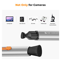 K&F CONCEPT Stylo de nettoyage d'objectif multifonctionnel avec pointe remplaçable, brosse pour écran d'appareil photo