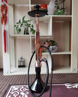 Vente en gros transfrontalière de pipes à fumer en verre, chichas style AK47 et ensembles de chichas arabes à thème AK47 avec miroir