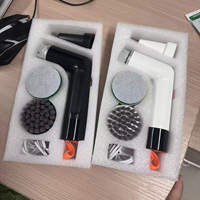 Brosse de nettoyage électrique sans fil étanche IPX6, 1200 mAh, autonomie de 2 heures, 4 en 1, brosse rotative électrique pour chaussures, nettoyage de voiture