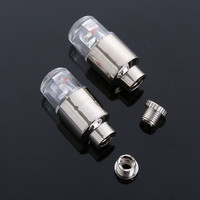 2 uds., accesorios de decoración para coche, rueda de coche, luces LED, cubo, lámpara de neumático, rueda de coche, luz Led, tapa de válvula de neumático