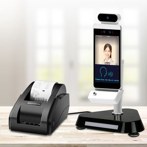 Terminal de reconnaissance faciale WiFi avec contrôle d'accès et mesure de température Carte d'identité personnalisable OEM et intégration de tablette - Product Image 1