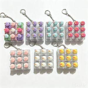 Porte-clés anti-stress à pression, bouton de décompression, jeu de clavier pour doigts, porte-clés décoratifs pour sac, vente en gros, jouet - Product Image 2