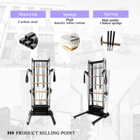 Équipement professionnel de Pilates Spiral Tower pour les studios commerciaux, entraînement de fitness, entraînement complet du corps et programmes d'exercices
