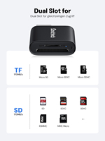 Lecteur de cartes Dockteck USB 3.0, adaptateur de carte SD, lecteur de cartes 3 en 1