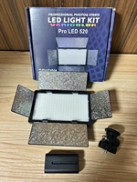 Lampe réflecteur de photographie PRO LED 580 - Lampe LED en forme de quadrant - Lampe de protection en forme de quadrant pour la diffusion en direct et la photographie