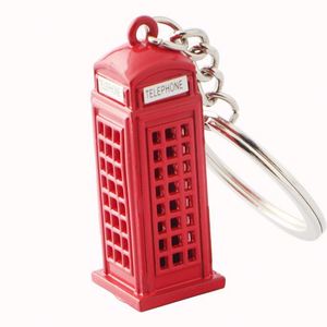 Llavero Metálico de Estilo Caricatura con Diseño Creativo de Autobús Rojo Conmemorativo de Londres, Buzón y Cabina Telefónica, Vehículo Todoterreno, ¡Gran Venta! - Product Image 6