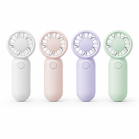 Ventilateur portable pliable élégant OEM, recharge rapide USB/voiture, batterie longue durée, protection de sécurité lumineuse pour l'été en extérieur