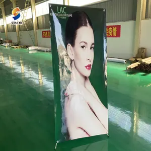 Disesuaikan 60X160 Cm atau 80X180 Cm Spanduk Dudukan X Spanduk untuk Pameran