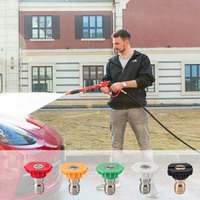 Pistolet de lavage haute pression Amsturdy 5000psi 7 pouces avec lance à mousse pour neige