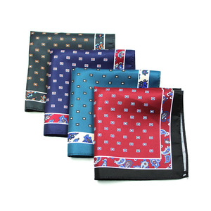 Pañuelo Personalizado Bordado, Pañuelo de Tela de Algodón, Pañuelo de Bebé, Pañuelo de Seda Estampado <span class=keywords><strong>para</strong></span> <span class=keywords><strong>Hombre</strong></span> - Product Image 4