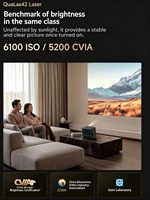 Projecteur DLP 4K XGIMI RS 30 Ultra modèle 2026 haut de gamme avec luminosité 5200 CVIA, 3D intégré, home cinéma portable