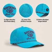 Casquette de pickleball perforée découpée au laser avec logo personnalisé, respirante, séchage rapide, performance sportive, casquette de golf pour hommes et femmes
