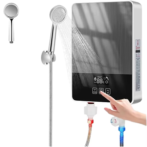 Calentador de Agua Eléctrico Instantáneo HAILIJING para <span class=keywords><strong>Ducha</strong></span>, 5500W, Control Táctil, Uso en Hoteles, Pantalla LED, Calentamiento Rápido, Baño - Product Image 1